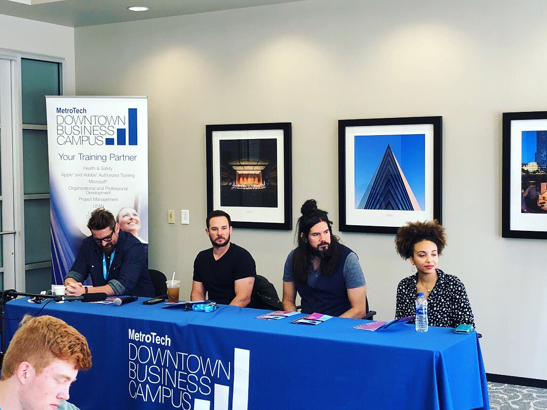 gabriellevreyes's tweet photo. @deadcenter Film Festival has been such a spectacular example of the love and light that can shine through the dark shadows from this past week. Much love to the cast crew and life partners along for the ride! @YouPeopleFilm #DeadCenterFilmFestival #OKC #TheScamIsOver #TimesUpOK https://t.co/UVDXQODO3g