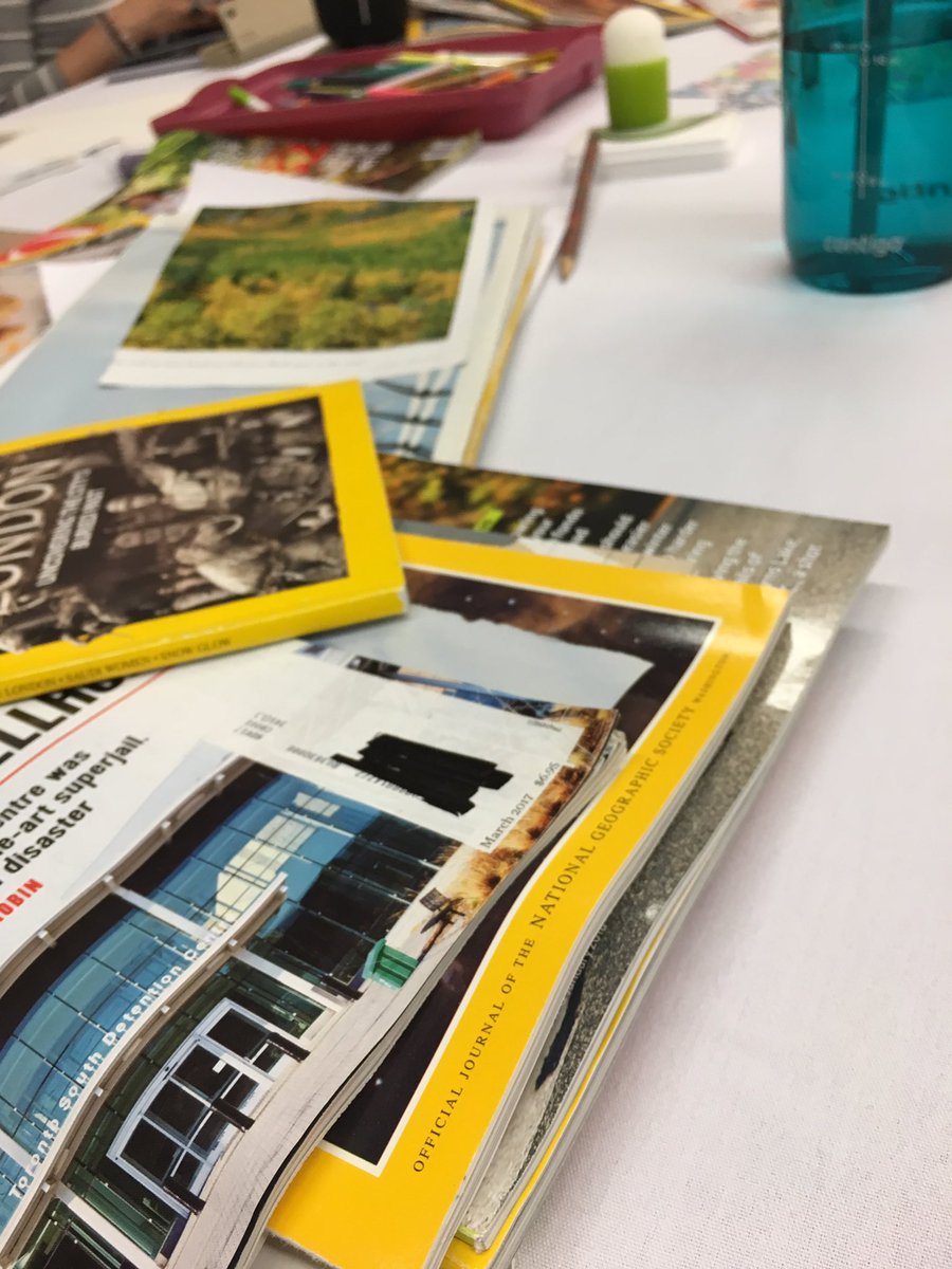 HealingBrokenH3's tweet photo. Key word prompts for writing to process. "I wish", "I remember", "I want you to know". Processing memories /grief in so many ways today #HBHC2018 #collage #creative https://t.co/Qxm6kL9LVL