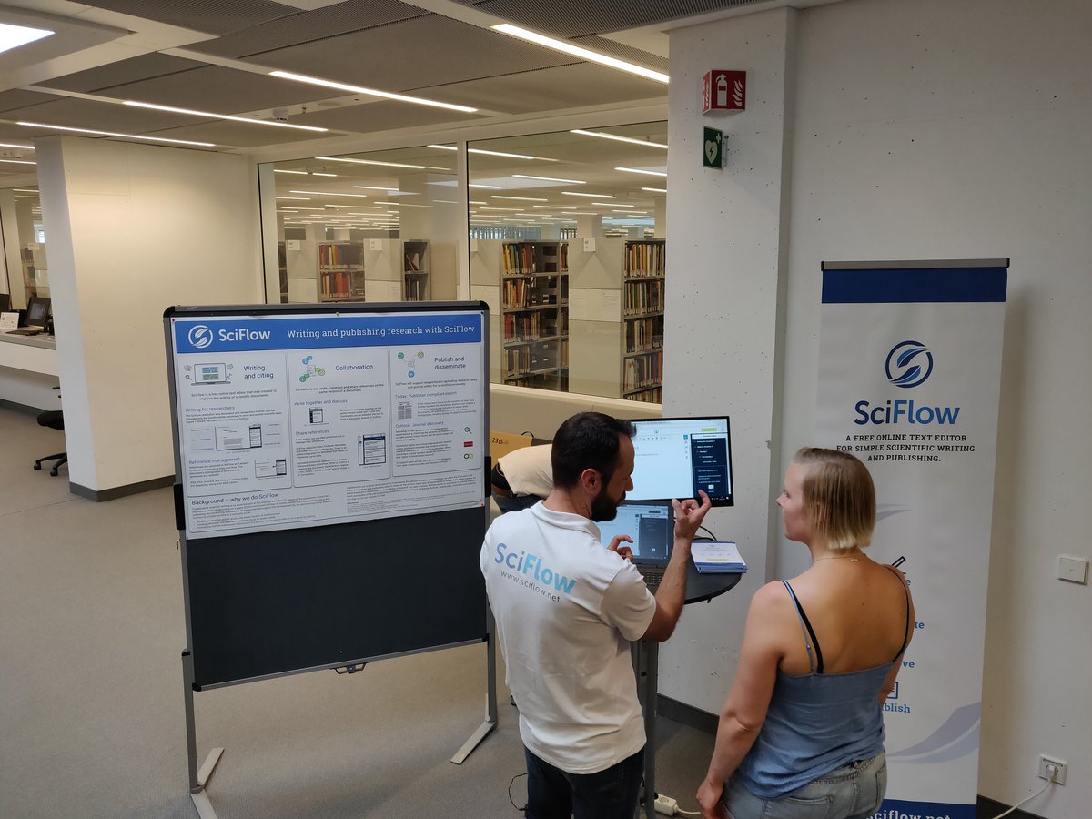 sciflow_net's tweet photo. Heute bei der Langen Nacht der Wissenschaften an der FU Berlin Campusbibliothek in Dahlem
#sciflow #fuberlin https://t.co/0QbmoW6Snq