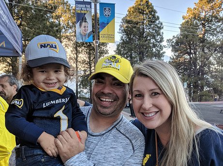 NAUAlumni's tweet photo. Celebrate your #NAUDad this month β tag @NAUAlumni in your dad pics to be featured on our accounts #OnceALumberjack β https://t.co/GDcO5ifUEy
