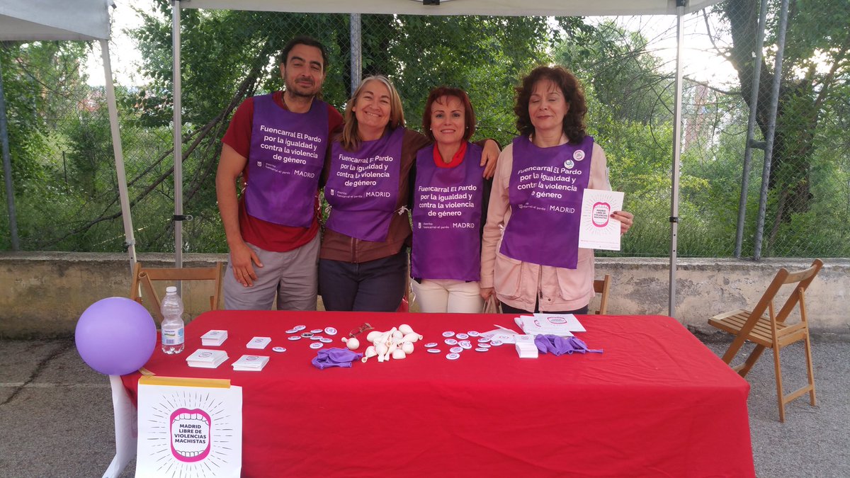Gracias <a href="/IntertutosFEP/">Festival Intertutos Fuencarral-El Pardo</a> por esta oportunidad de montar un Punto Violeta y así sensibilizar a nuestr@s jóvenes sobre las violencias machistas. Seguimos 💜
#MadridLibredeViolenciasMachistas
#NoEsNo