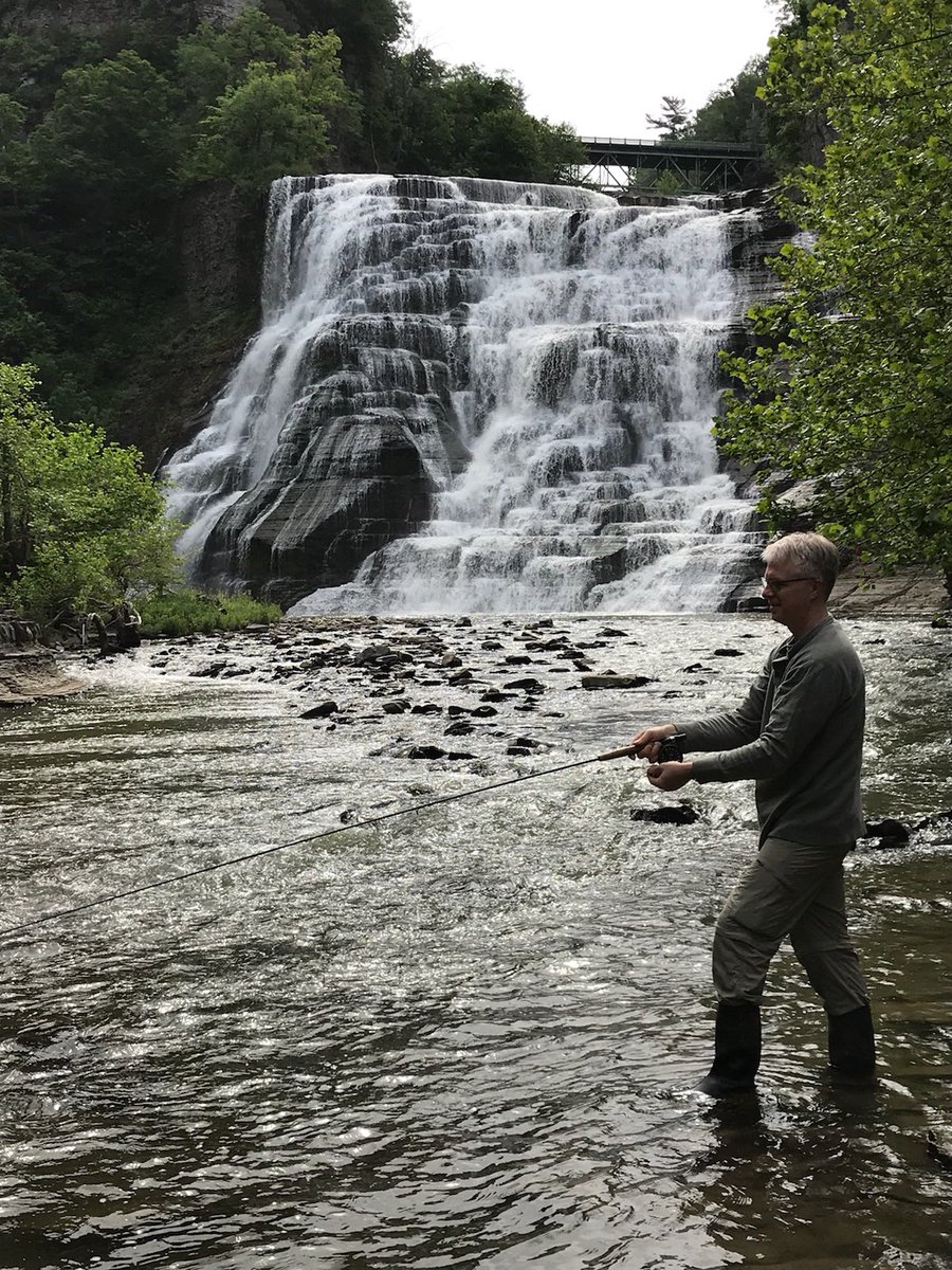Summittostream's tweet photo. Fly fishing with this as the backdrop #Flx #fallcreek #FlyFishing #fishingflx #fishing #springfly #iloveny #ithacaisgorges #ithaca https://t.co/6XAEhaGvuN