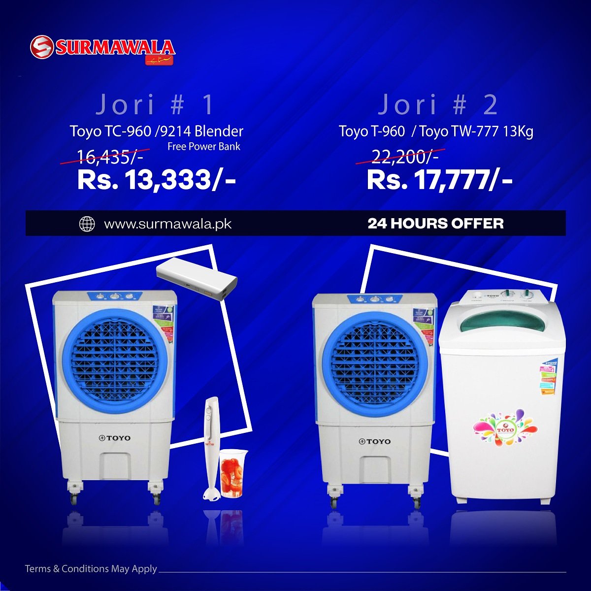 SurmawalaPak's tweet photo. Get The Amazing Discounts On 24Hours Jori Offer !
Grab Your Jori Offer Now.
Only At https://t.co/n8emt2uTcH.
Shop Fast: https://t.co/waZkM8AP8b
#UAN021111178762
#DeliveryAllOverPakistan
#FreeDeliveryInKarachi
#24HoursOffers
#SurmawalaSastaHai https://t.co/mdsdQJeL40