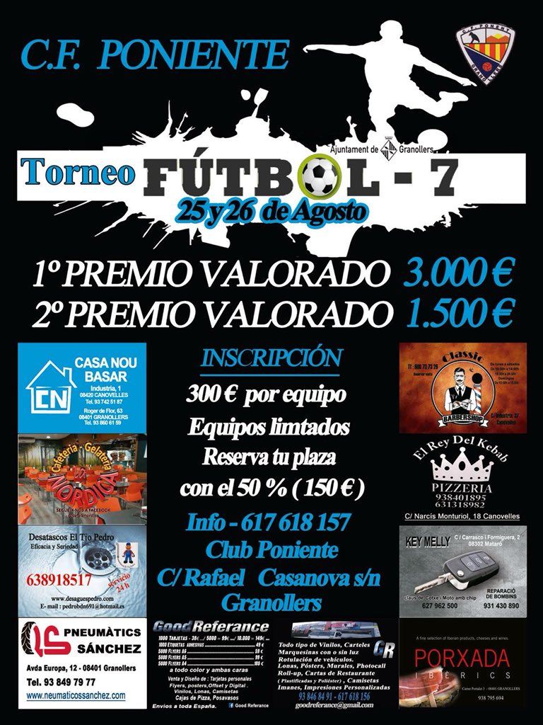 CF_Ponent's tweet image. Queréis disfrutar de un gran torneo? Aquí lo tenéis!!! Más de 4.000€ en premios!!!!