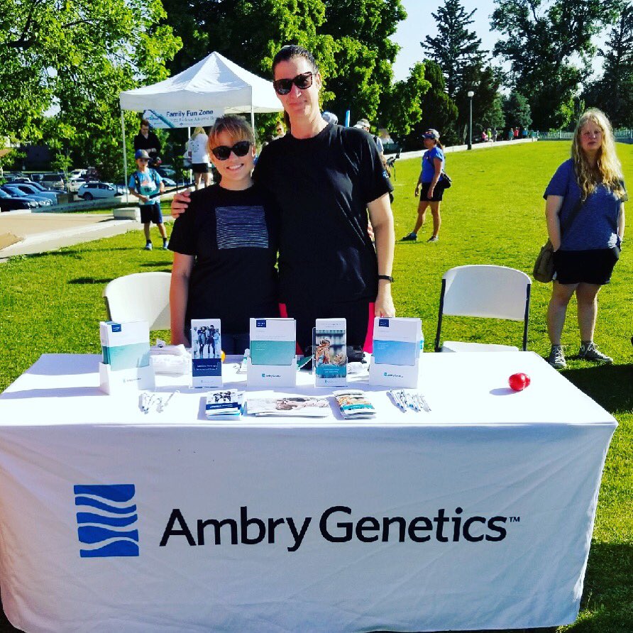 brookieostreet's tweet photo. @AmbryGenetics supporting #jodisrace for #ovariancancerawareness this fine Saturday morning https://t.co/IKwZXTsBgQ