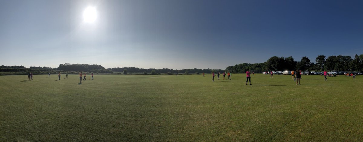 JoAllchurch's tweet photo. We did it! First women’s soft ball cricket festival @TheShrimpsCC last night - nearly 40 women and girls, most who had never played cricket before. Such good fun! 🏏🍾🍰 #expect #softballcricketsummer #thisgirlcan #showup https://t.co/aVgNxP9bCE