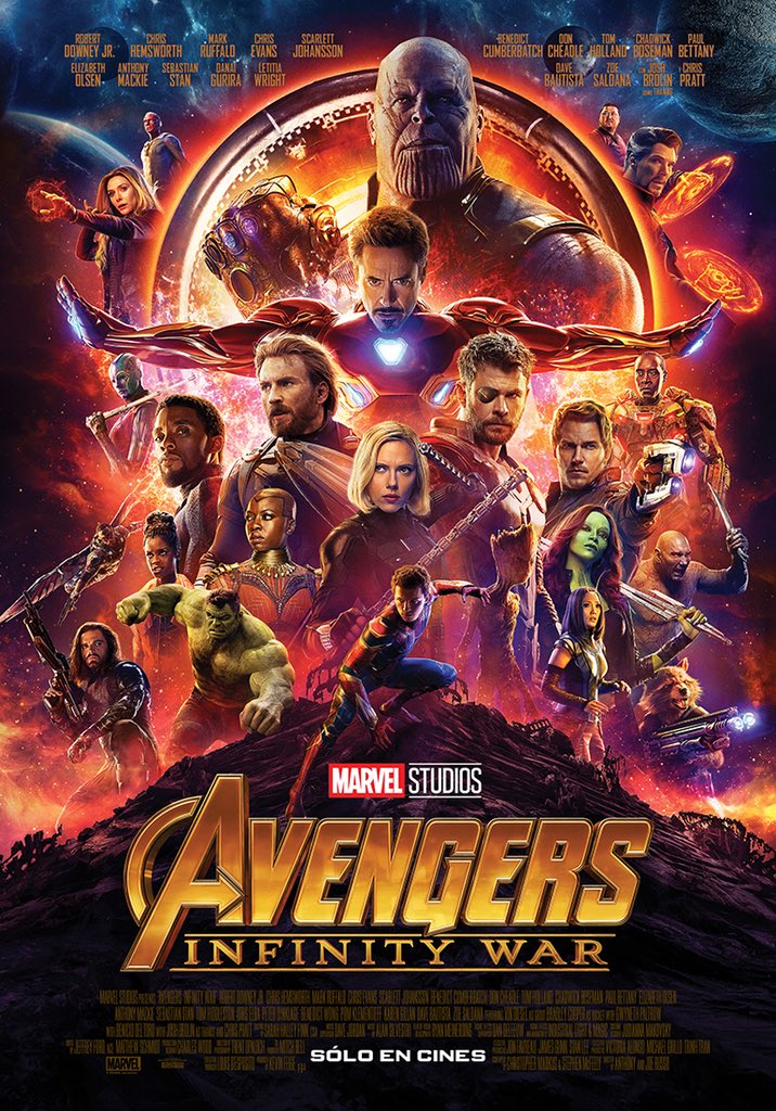 Armaguilar96's tweet photo. #AvengersInfinintyWar #Avengers #infinitywar es la película #1 de facturación histórica en Colombia!! #notequedessinverla @cinecolor_films @MarvelLATAM https://t.co/KX4QyxRvVb