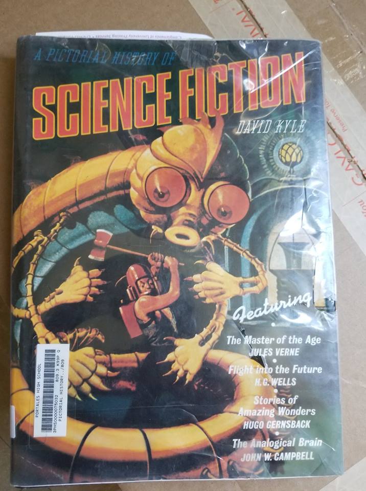 enmugssc's tweet photo. Today is International Archives Day! We are still moving to the GSSC, but today, we decided to highlight a book in our Jack Williamson special collection. Check out the Jack Williamson special collection here: https://t.co/IIzfWpdV2C 
#IAD18 #ENMUGSSC #GoldenLibrary https://t.co/uOaWfebjfG