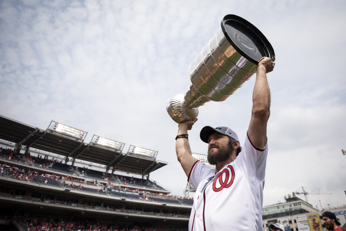 HockeyGods's tweet photo. Pretty sure Ovi isn’t gonna let go of the cup all summer 😂😍 https://t.co/W6784qieBe