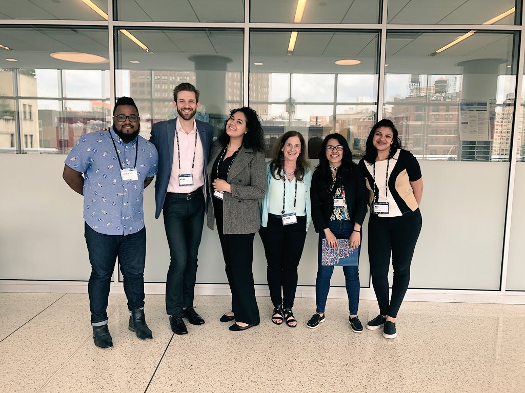 rossdakin's tweet image. Great seeing so many @LehmanCollege students at #pdf18