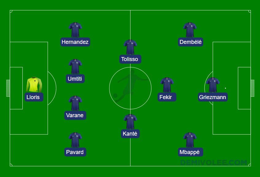 vincentlugat's tweet photo. Didier, pour la CDM, on veut tous cette équipe stp #FRAUSA https://t.co/V2M8ay7aDx