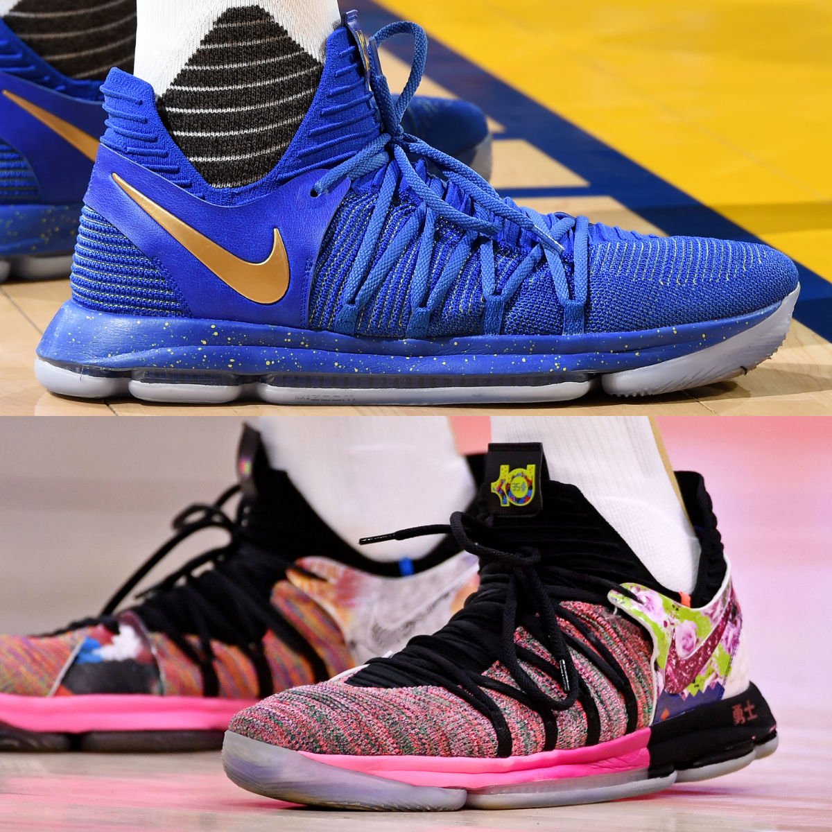 SoleCollector on X A unique piece of his sneaker legacy KDTrey5 has won both of his championships and Finals MVPs in the Nike KD 10. https t V6CPFFDx9s X