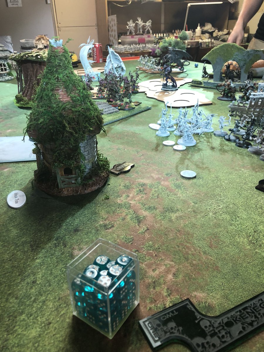 WarfareSuburban's tweet photo. Subdub is partaking in some recreational gameplay today. This is a #CoalitionofDeath battle plan: #ChangingPriorities. #IdonethDeepkin &amp; #Sylvaneth vs. #Thunderscorn #SkavenSkyre! https://t.co/ugecTPxkpG