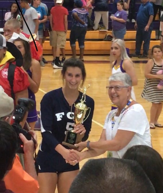 LadyBluesVBall's tweet photo. Alyssa Hutcheson &amp; Jasmine Sims did an amazing job representing LBVB in the FCA All Star match. Way to go Jaz on being named the game MVP. https://t.co/cfNHnzKJU9