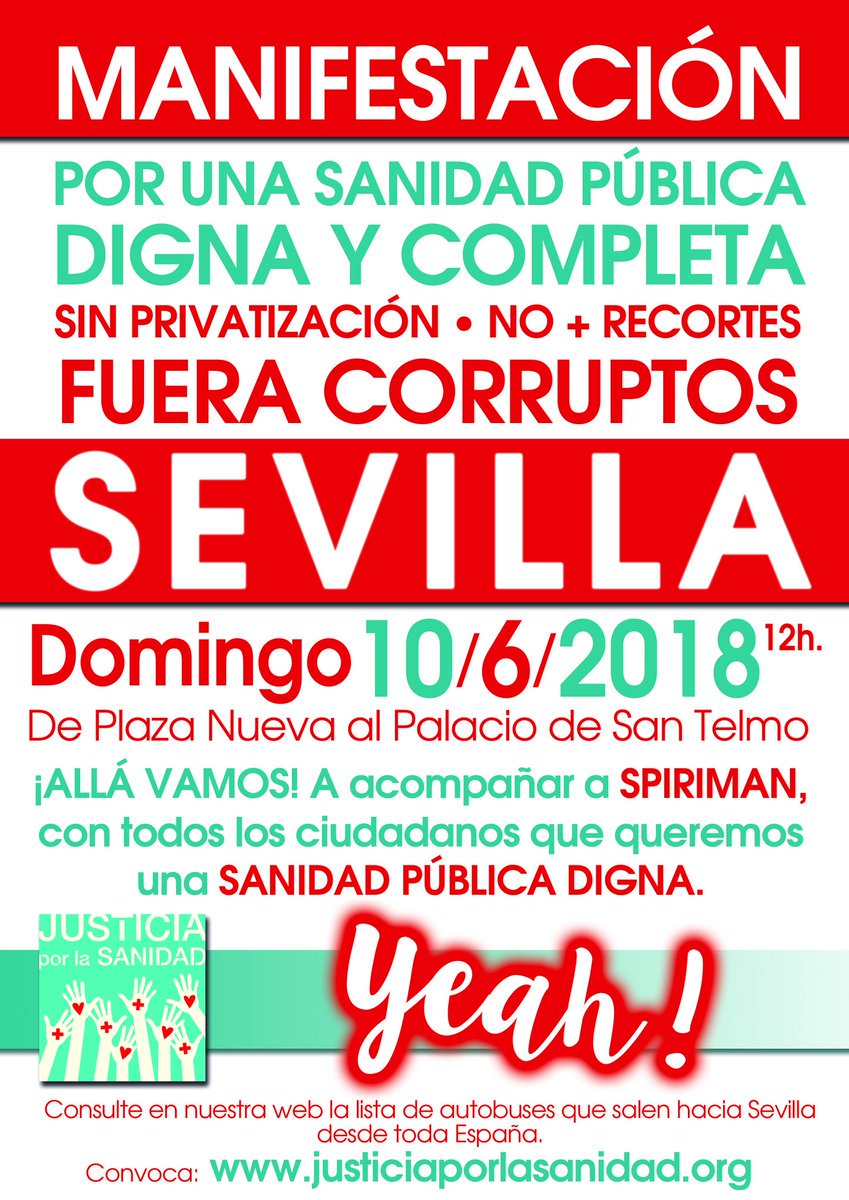Mañana, nos vemos en #Sevilla #10J