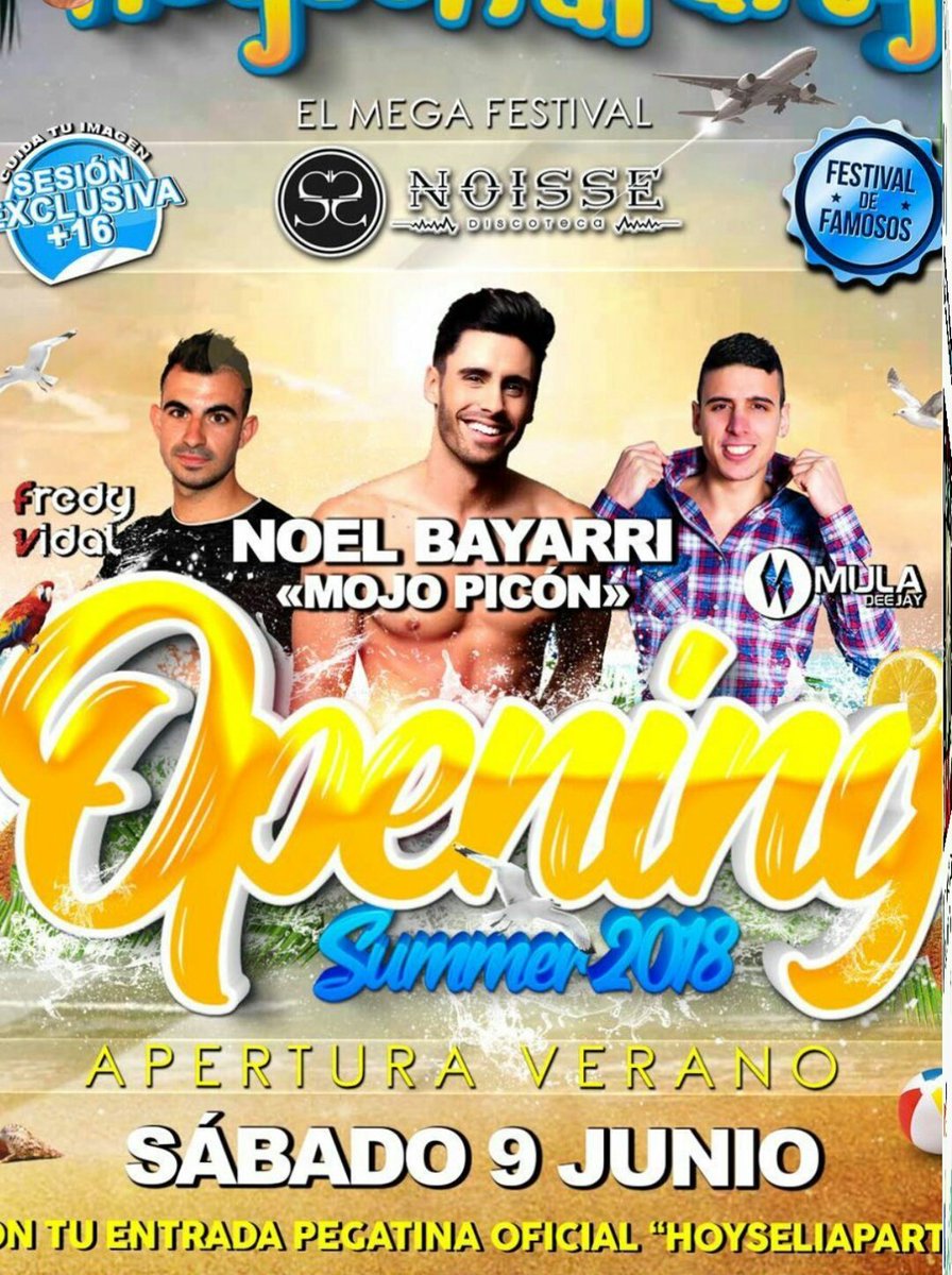 Esta noche toca #mojofieston con el gran <a href="/NoelBayarri/">Noel</a> que os espera en: