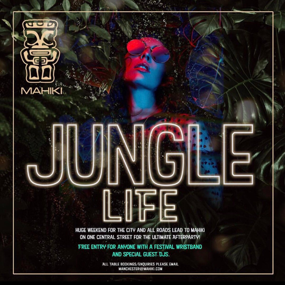 Who will be joining us for Jungle Life 💃🏽🌺 WE ARE READY for the best park life after party in the city! 🍾💃🏽🌺🏝
.
.
#parklife #parklifeafterparty #junglelife #mahiki #mahikimcr #manchester #manchesterclub #club #nightlife #events #manchesterevents #northwestevents