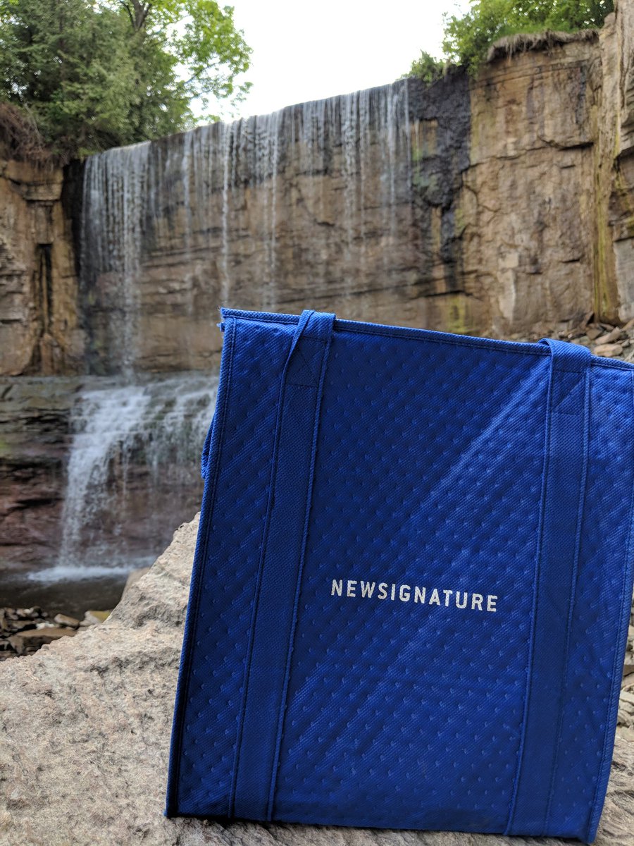Hey <a href="/newsignature/">New Signature</a>, check out these waterfalls! #Canada