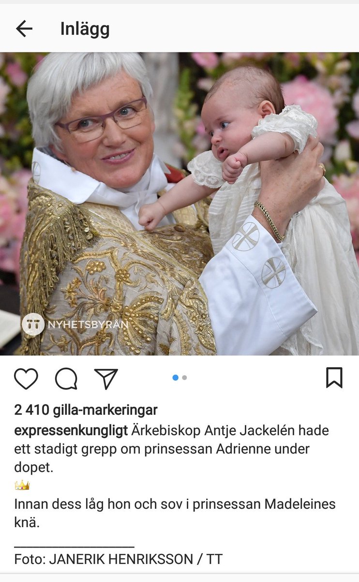 lindis77's tweet image. Varför låg ärkebiskopen och sov i prinsessan Madeleines knä?