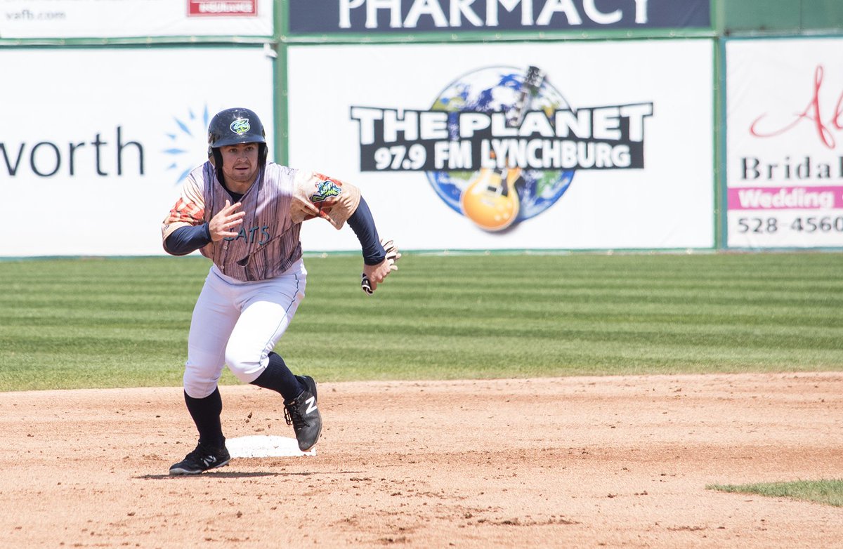 GONE! Dillon Persinger blasts his second HR of the season and the Hillcats have a 1-0 lead after one!