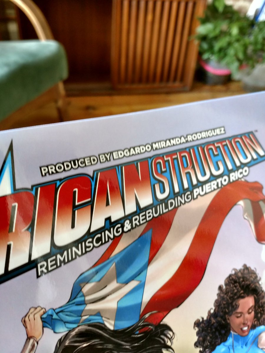 JosephPIllidge's tweet photo. Picked up my copy of #RICANSTRUCTION today from @Mrbulletproof1 produced by @MrEdgardoNYC and with a stellar team of creators; proceeds to provide aid to Puerto Rico. https://t.co/xImqlMES88