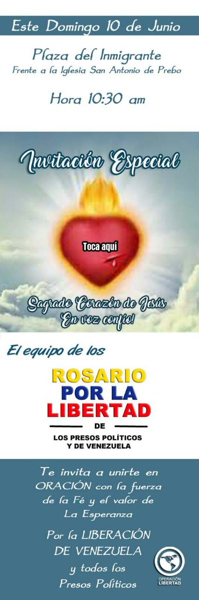 yamisaleh's tweet photo. Puede ser tus padres,hermanos, tios, primos quien este en los calabozos, en la oscuridad vamos a elevar una oración a Dios para su Libertad.
#LibertadParaTodosLosPresosPoliticos https://t.co/8p5Rbjnbqu