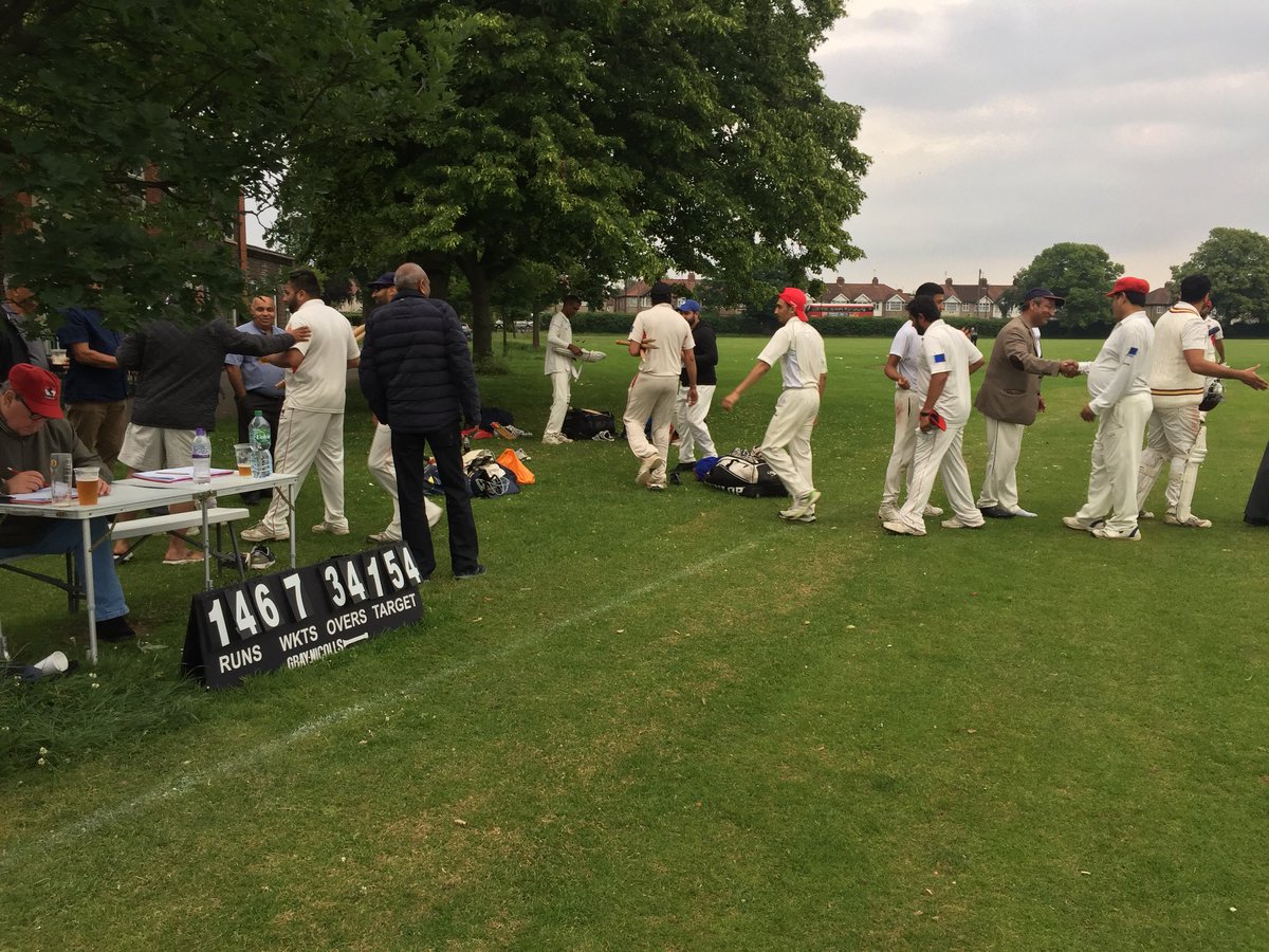 In a very close game against #EliteCC #N2CC lose by only 8 runs. Extras definitely lost us this one, at almost 50! #clubcricket #n2cc #middlesexcricket