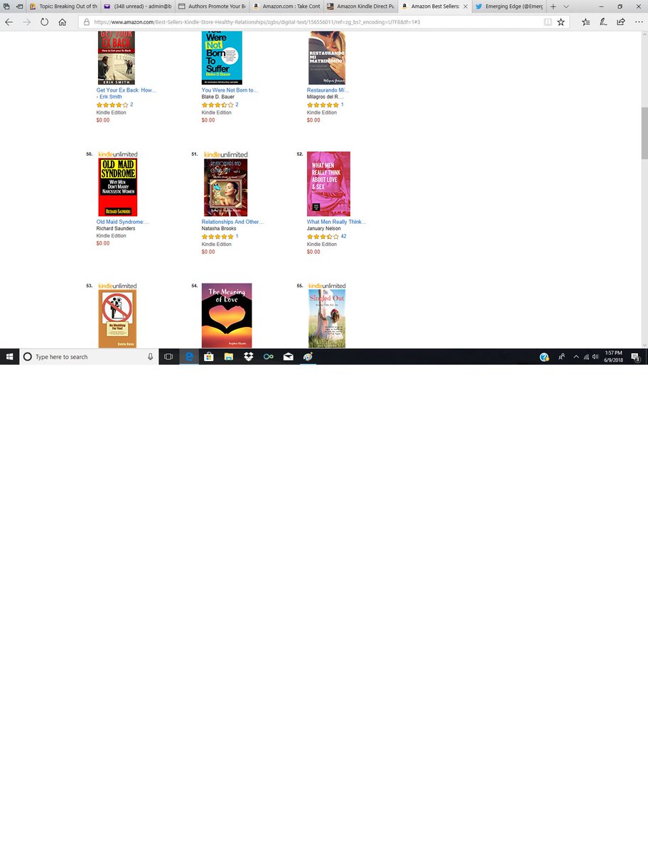 EmergingEdge's tweet photo. Relationships And Other Stuff Vol 2: Stories From Women (Relationships Series) is number 51 @ Amazon #Top100Free #bestseller #RelationshipsSeries #Free  #Kindle @ https://t.co/Pk4LfmsW09  #kindledeals #nonfiction #RelationshipStories #Relationship @RelationshipsS2 @Natasha_Brooks https://t.co/NqCE3CyGV9