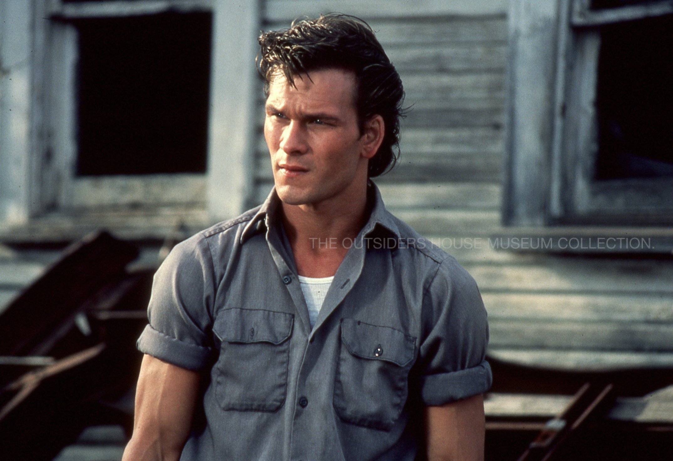 The Outsiders House Museum on X: "Scanned a few of our 35mm slide  collection this week. Here's one of Patrick Swayze "Darry Curtis" from The  Outsiders 1983. Original photo by @davidb383 Part