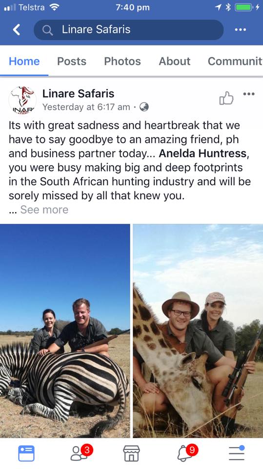 WhyGeorgia's tweet image. Karma is alive and well. #ExposeTrophyHunting #BanTrophyHunting