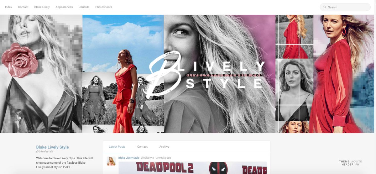 fansitexheaders's tweet photo. New Onliner for BLivelyStyle - https://t.co/ADxYJg4iRP
#fansiteheaders #GraphicDesign #header #blakelively #fansites https://t.co/ubvPgyXSqG