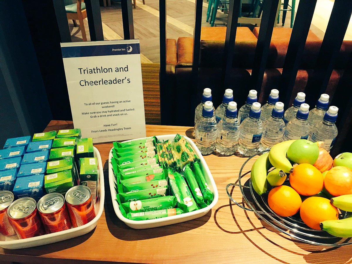 Busy Weekend in Headingley with Cheerleading Competitions and Leeds Triathlon! 🏃‍♀️ 🚴‍♀️, some goodies for our guests to keep them fuelled and hydrated! Good luck! <a href="/jmb0606/">John Mark Brennan</a> <a href="/SDEBDD/">simon ewins</a> @Valerie_PI3R <a href="/hannahcork93/">Manuel SD</a> <a href="/ToniFullwood/">Toni Fullwood</a>