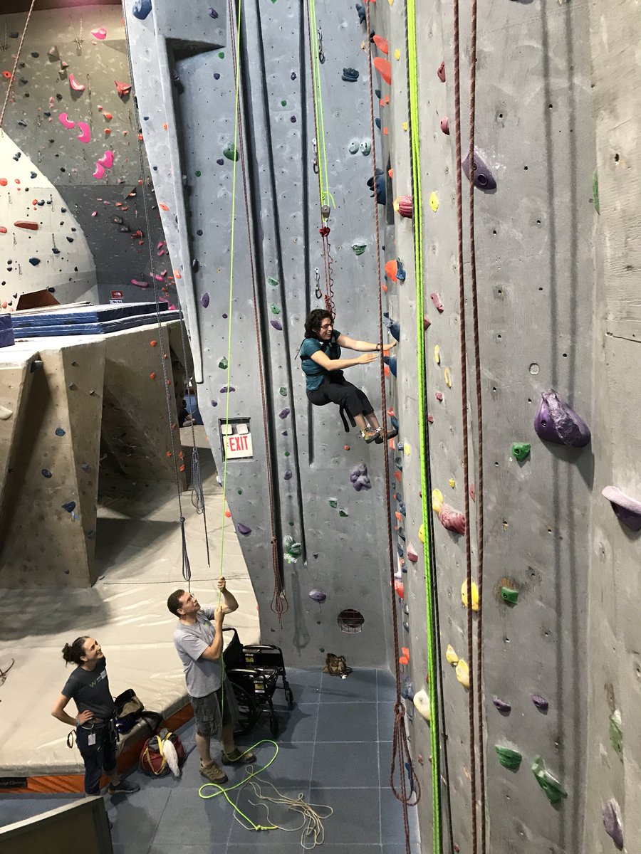 waypointorg's tweet image. Wrapped up 2 days of #volunteer training and #rockclimbing with our friends from Star,inc. #CT! This is the first of a 3 program adv series in southeastern #CT. Thanks to our friends at Rock Climb Fairfield for access to the gym. It wouldn’t be possible without #partners like you