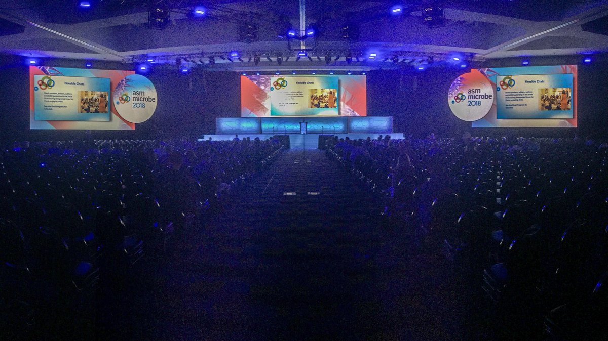 Seats are beginning to fill up for the #keynote at #ASMmicrobe #ASMmicrobe2018 Be sure to grab one while you can!