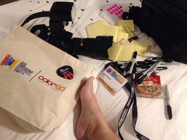EnelayCreative's tweet photo. This is what it looks like when the photographer of the SEGD conference is finished: camera off her neck, session supplies thrown all over the place, and very very tired feet! But it was a great time. Hope to share the photos soon. Thanks for the hospita… https://t.co/8gnS3WKmxw https://t.co/Eq2a6gbnts