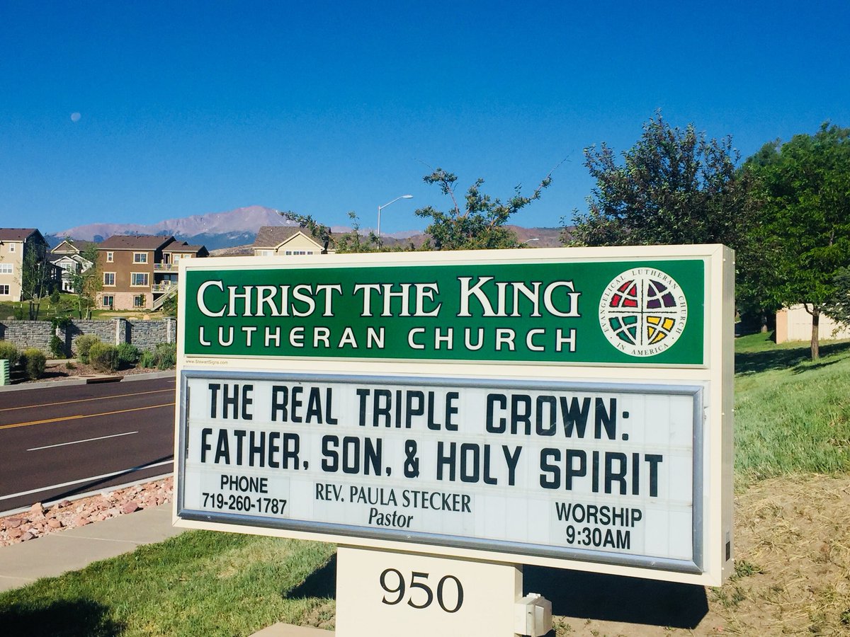 Hey <a href="/KellyMRosati/">Kelly Rosati</a> Sign from a church down the street. 😊