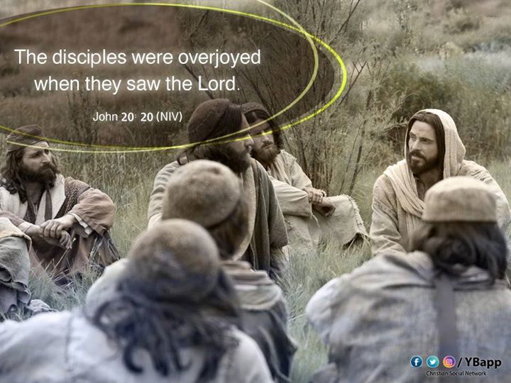 YBapp's tweet photo. The disciples were overjoyed when they saw the Lord.
John 20: 20 (NIV)
#YBapp #Yalla_bina https://t.co/Qhvc2i0Pg5 https://t.co/EIE2TgDc3J