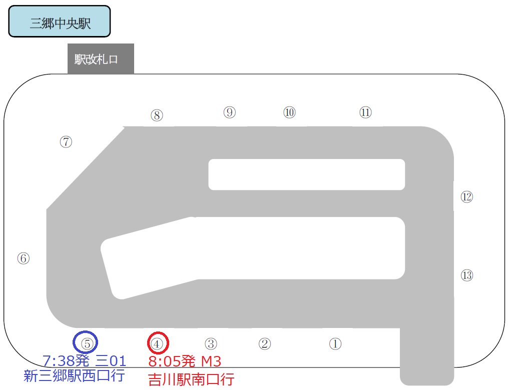 みい على تويتر つくばエクスプレス 三郷中央駅より 250円 7 38発8 00着 グローバル交通 三01 新三郷駅西口行 バスに乗るとき整理券とるのを忘れずに 0円 8 05発8 着 メートー観光 M3 吉川駅南口行 行先言って先払い らしいです こちらもicカード不可 小銭 みい على تويتر つくばエクスプレス 三郷中央駅より 250円 7 38発8 00着 グローバル交通 三01 新三郷駅西口行 バスに乗るとき整理券とるのを忘れずに 0円 8 05発8 着 メートー観光 M3 吉川駅南口行 行先言って先払い らしいです こちらもicカード不可 小銭