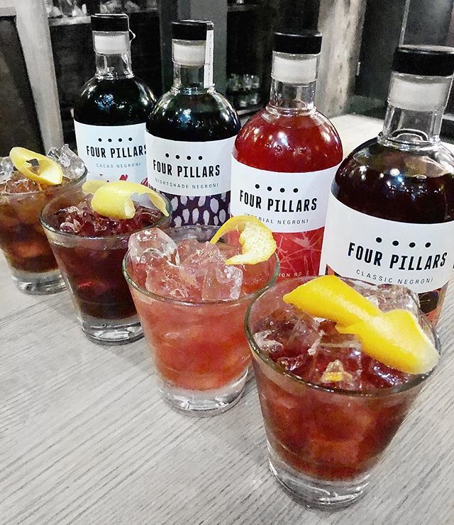Cacao Negroni anyone? @fourpillarsgin pop-ups at @gardenstatehotel for #NegroniWeek. Together they have created a pop-up Negroni Store featuring four limited edition bottled Negronis.
🥃 The Classic Negroni
🍊 Imperial Negroni made infused with mandari… ift.tt/2l17ioj