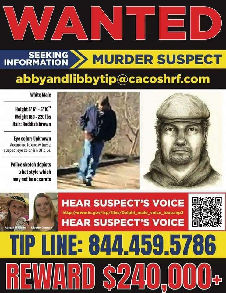 's tweet image. Let&apos;s get this MONSTERS face out everywhere!! Somebody knows him, it&apos;s just a matter of times!!
#AbbyandLibby #DelphiStrong #wewillfindyou