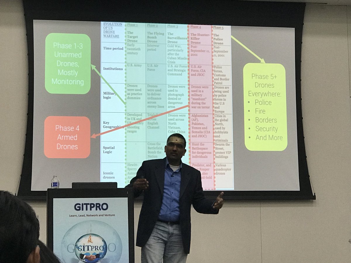 sandeshr's tweet photo. @birengandhi speaks Drones and Speak to IOT #gitpro2018 https://t.co/hEXY9KGpEh