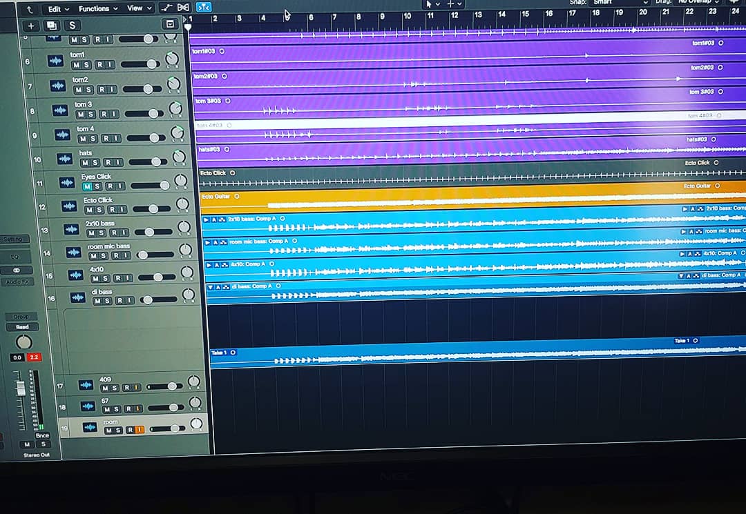 VariusBand's tweet photo. Guitar tracking for the new EP has begun!! https://t.co/VP1hPTDABu