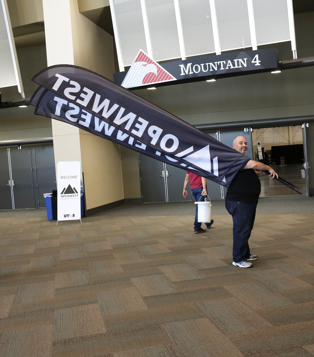 openwestconf's tweet photo. That's a wrap, folks!
Awesome turnout (about ~1000 attendees). Great presentations on relevant and interesting subjects. Amazing collaborating and networking. Looking forward to next year already!
#OpenWest18 #OpenSourceAllTheThings #OpenWestConf #UTOS #OpenSource #NapTime https://t.co/ROrXeF7HCe