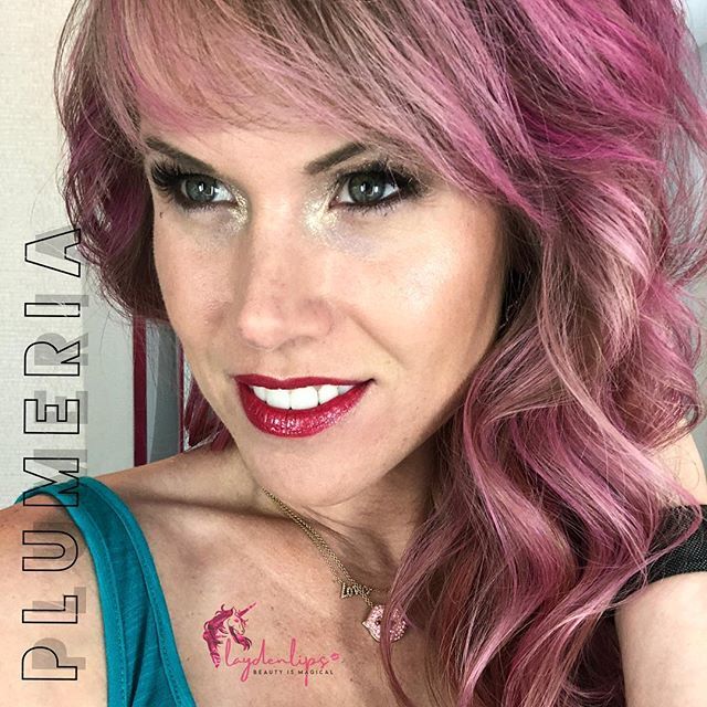 LaydenLips's tweet photo. Plumeria has got to be my top 5 lipcolors!! I lost it for awhile and I was so excited to find it today! #pinkhairdontcare #pinklips #makeupthatlasts #datenightselfie #confidenceissexy #workfromanywhere #sahmstyle https://t.co/aJfe7wKTaI