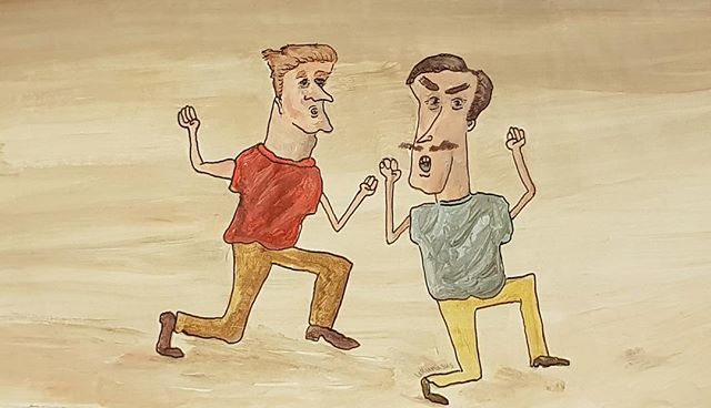 urumasus's tweet photo. "lets go fighting!"
.
.
.
.
.
#dailyart #artgallery #instaart #painting #weird #artist
#popsurrealism #kreativ #bildkunst #kunst #arte #contemporary #paintings #artlovers #grotesque #arty #artoftheday #artwork #paintingdaily #artecontemporanea #artcurat… https://t.co/QUZciXGGfU https://t.co/Mfh003ICeR