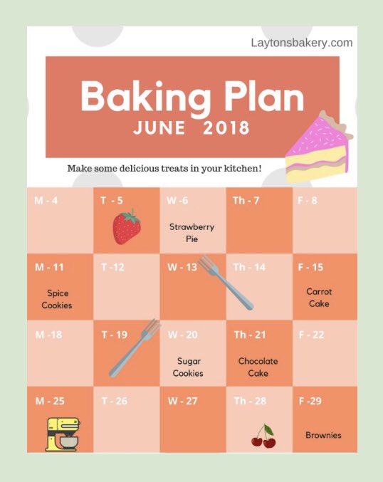 LaytonsBakery's tweet photo. Who else needs a plan? https://t.co/y6incuuX2V https://t.co/0Nrl2M4ohV