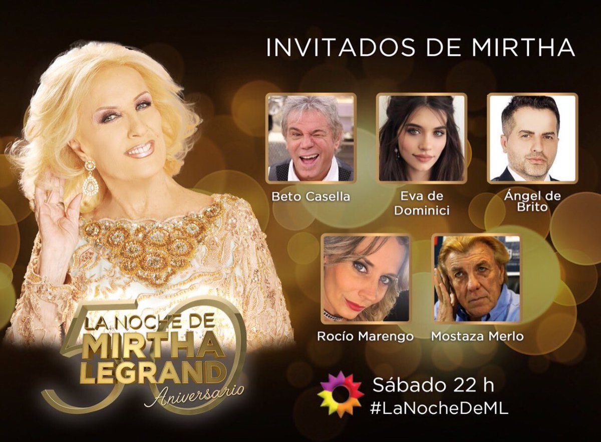 #Mesaza Esta noche... <a href="/elbetocasella/">Beto  Casella</a> en el programa de <a href="/mirthalegrand/">Mirtha Legrand</a>! #LaNocheDeML