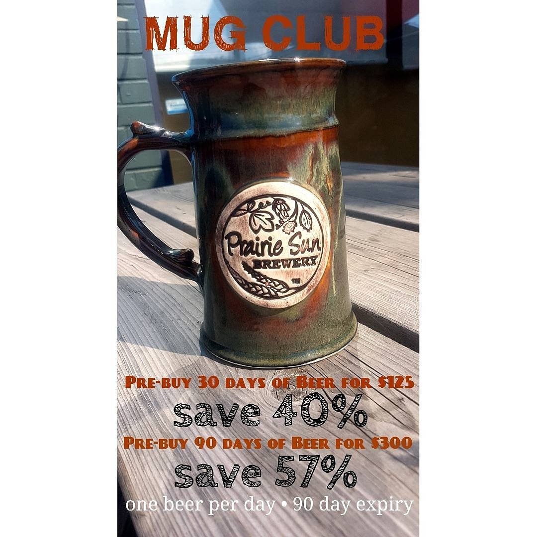 Cheap beer ✔
Keep your beer cold ✔
Keep your beer from being skunked ✔
Great friends ✔

30 beers in 90 days for $125 - savings of 40%

90 beers in 90 days for $300 - savings of 57%

#MugClub #DrinkYXE #SupportLocal #SaveMoney  #BecauseGoodBeerIsWorthIt