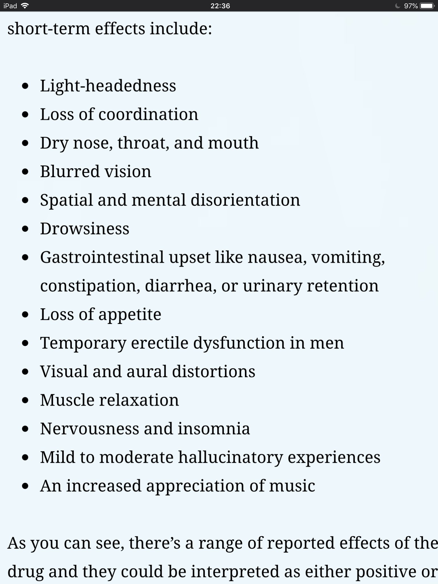 5:4 on Twitter: "Interesting final side-effect in this list about  antihistamines. Ironically, I\