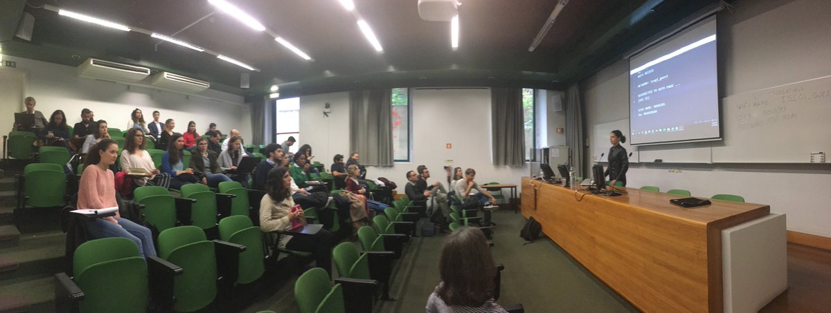 RLadiesLx's tweet photo. All about Data Science! 
@NOVAIMS https://t.co/mke87SKFOn